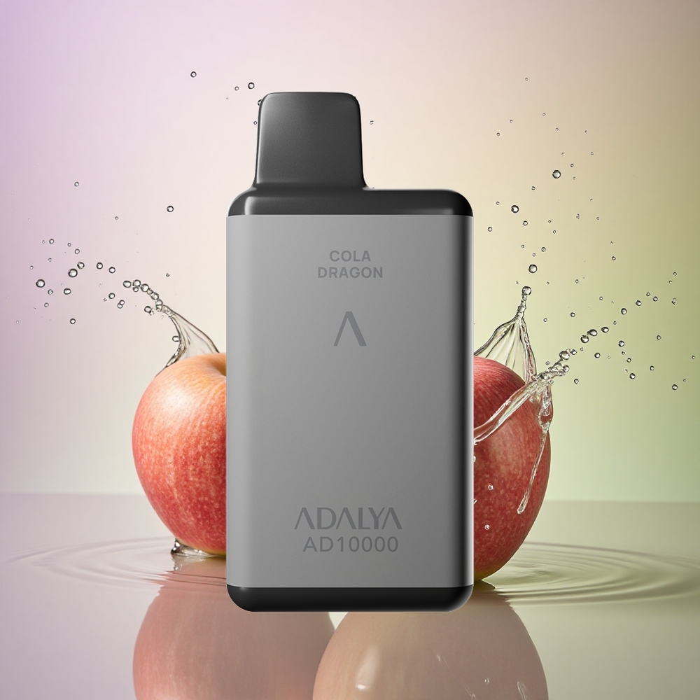 Adalya AD 10000 Les Deux Pommes Gris Espace avec 2% nicotine et 650 mAh