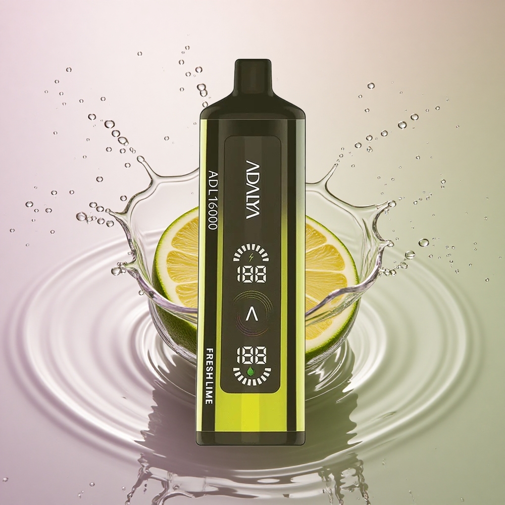 Adalya ADL 16000 PRO Citron Vert Rechargeable USB-C 1000 mAh