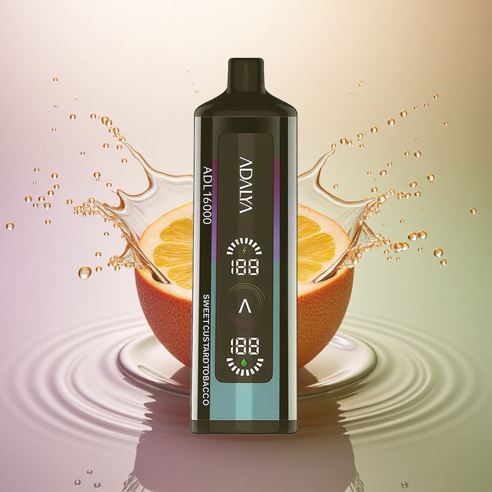 Adalya ADL 16000 PRO Tabac Crème Douce Écran Digital 1000 mAh