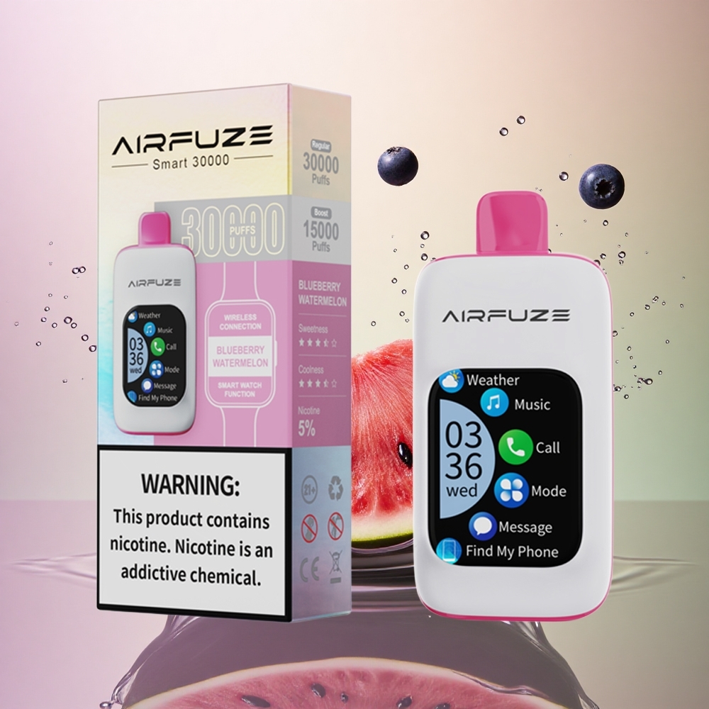AirFuze Smart 30000 Eau de Myrtille Pastèque avec 5% de Nicotine et 900mAh