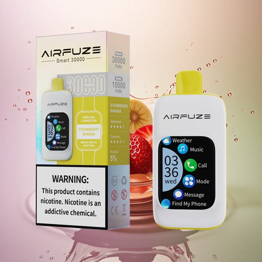 AirFuze Smart 30000 Fraise Banane 5% Nicotine 900mAh