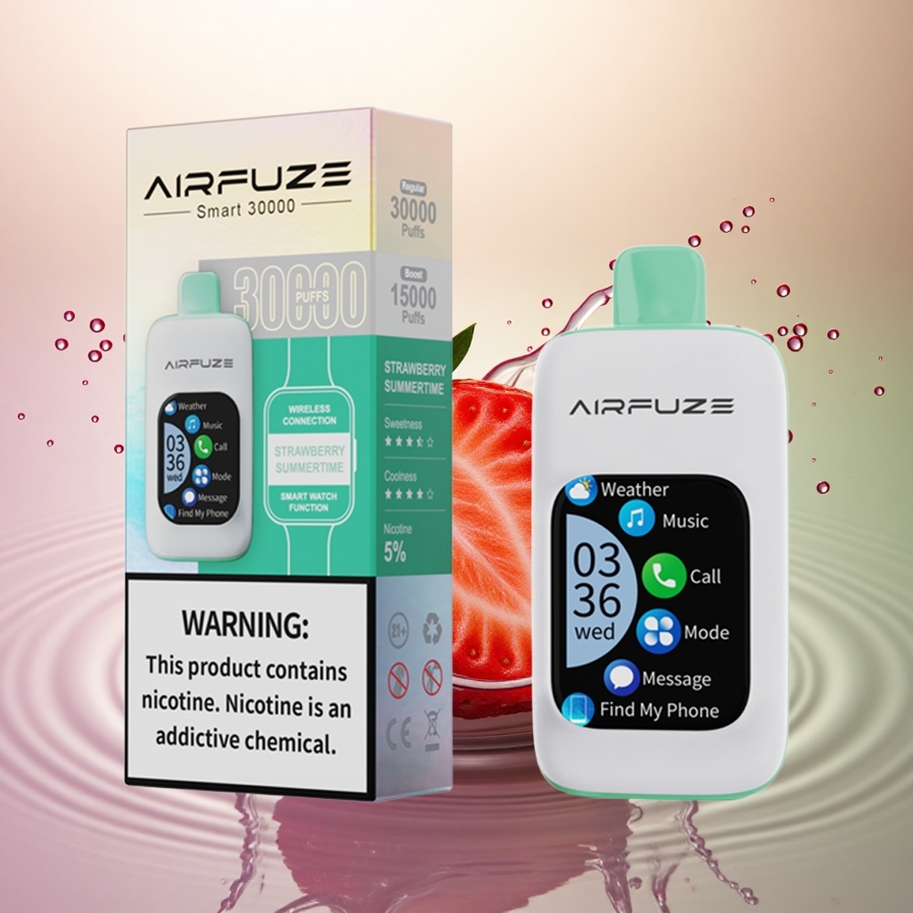 AirFuze Smart 30000 Fraise Été 5% Nicotine 900mAh