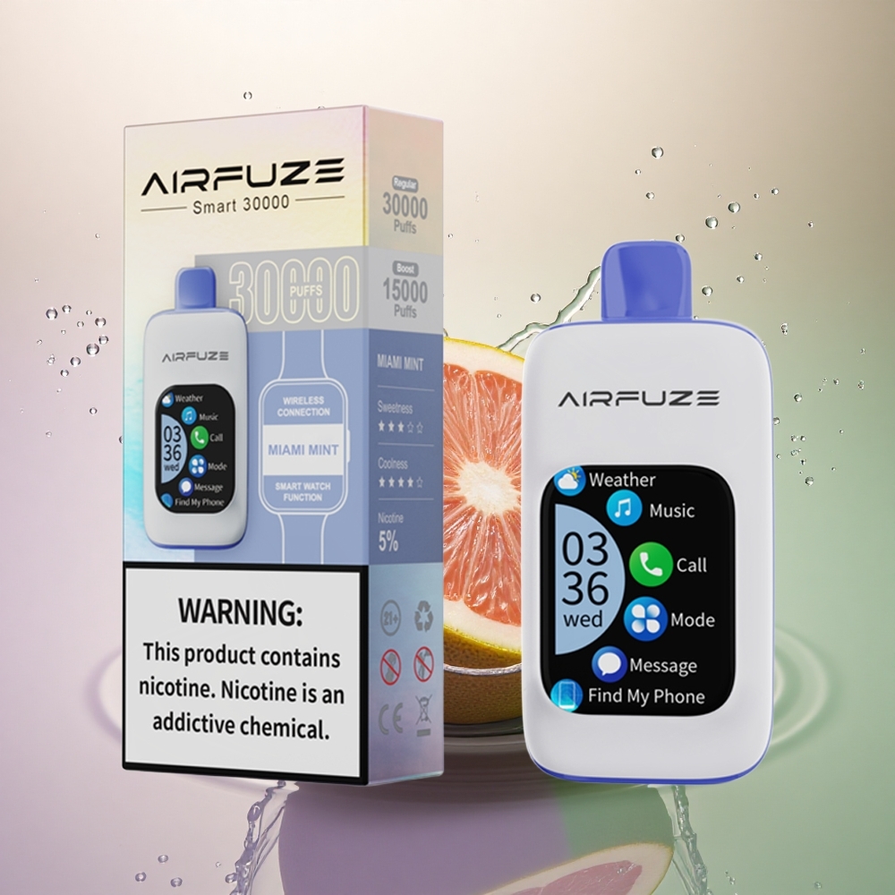 AirFuze Smart 30000 Menthe Miami Smart 5% Nicotine 900mAh