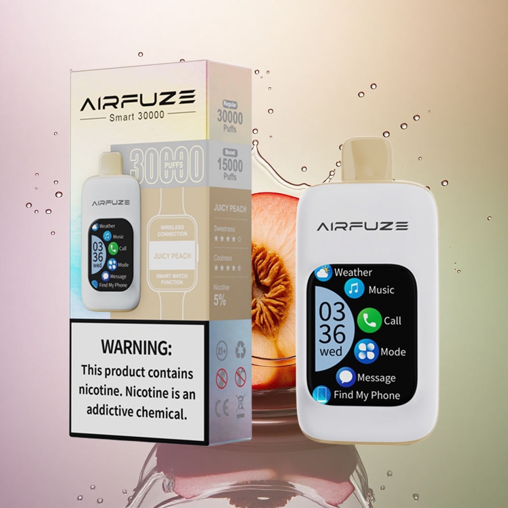 AirFuze Smart 30000 Pêche Juteuse 5% Nicotine 900mAh