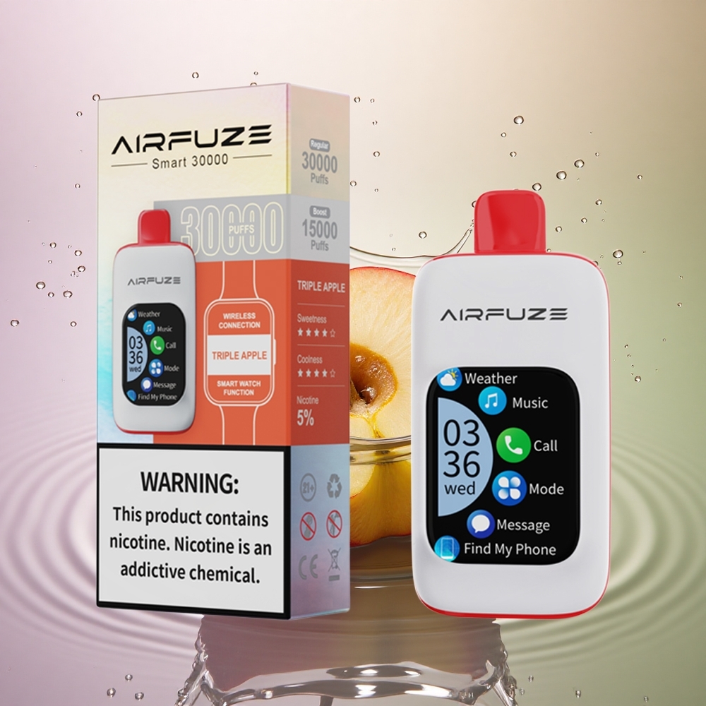 AirFuze Smart 30000 Triple Pomme 5% Nicotine 900mAh