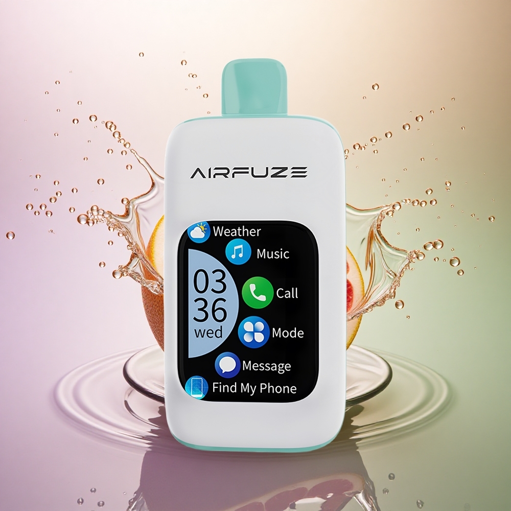 AirFuze Smart 30000 Éclat Fruité Arc-en-Ciel avec Écran Tactile 2,01 et Nicotine 5%