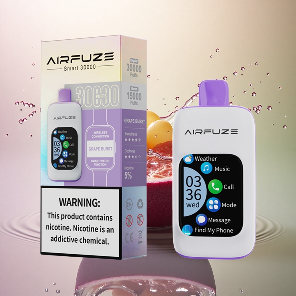 AirFuze Smart 30000 Éclat de Raisin 900mAh 5% Nicotine