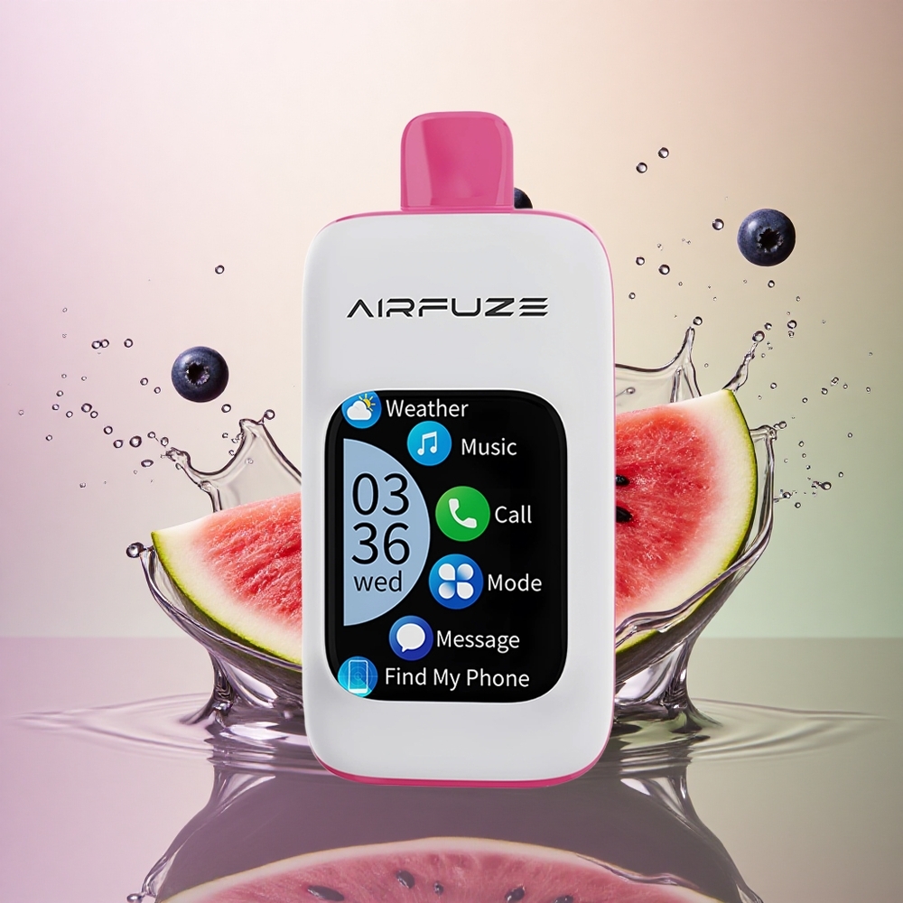 AirFuze Smart Pro 40000 Myrtille Pastèque 900mAh Rechargeable 2% Nicotine