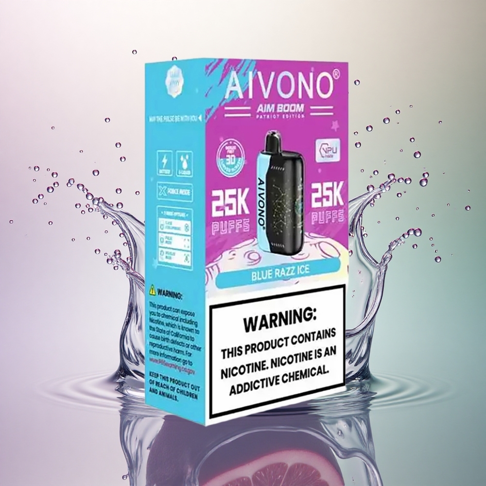 Aivono Aim Boom 25000 Glace Bleue Framboise 650mAh