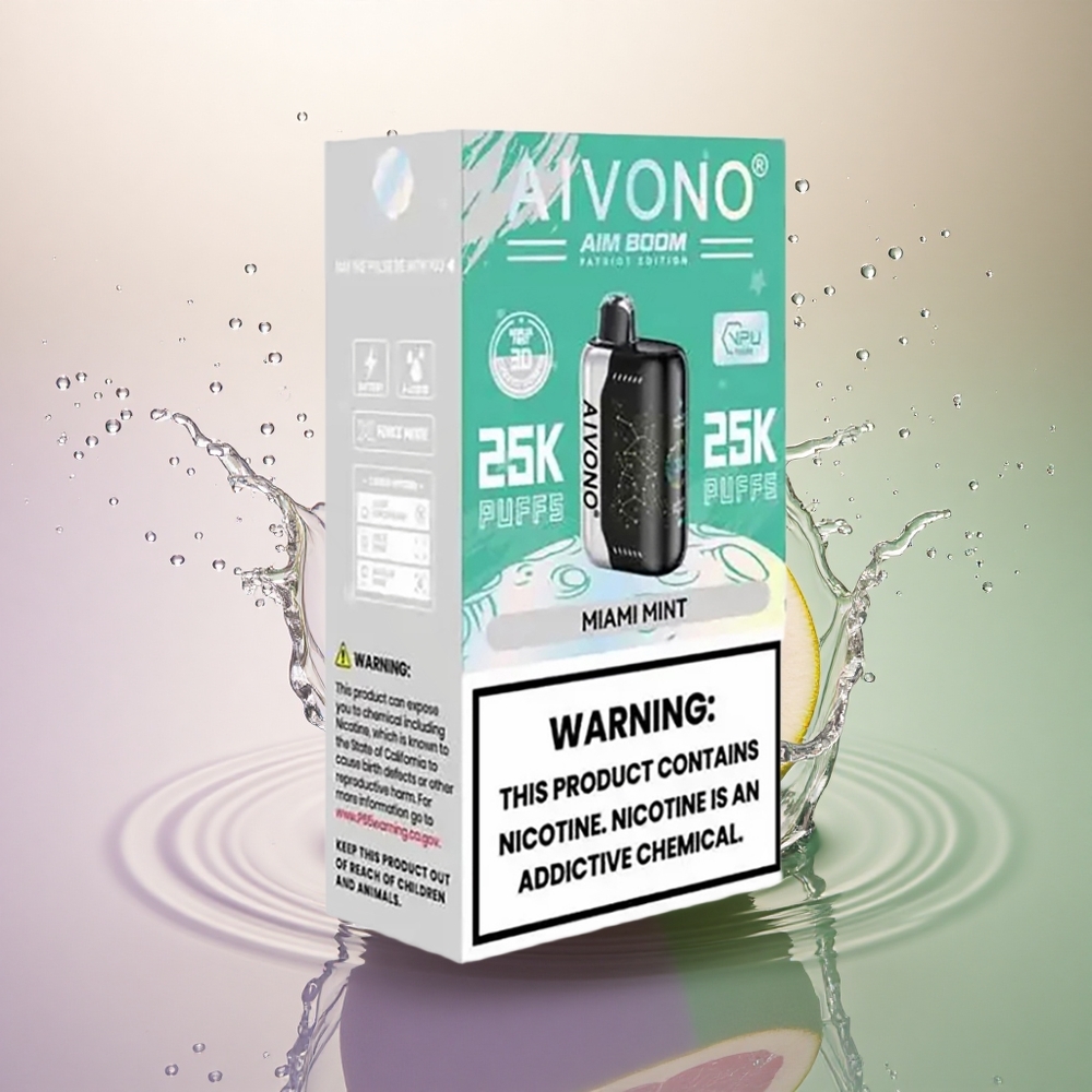 Aivono Aim Boom 25000 Menthe Miami 28ml 650mAh 1.2Ω