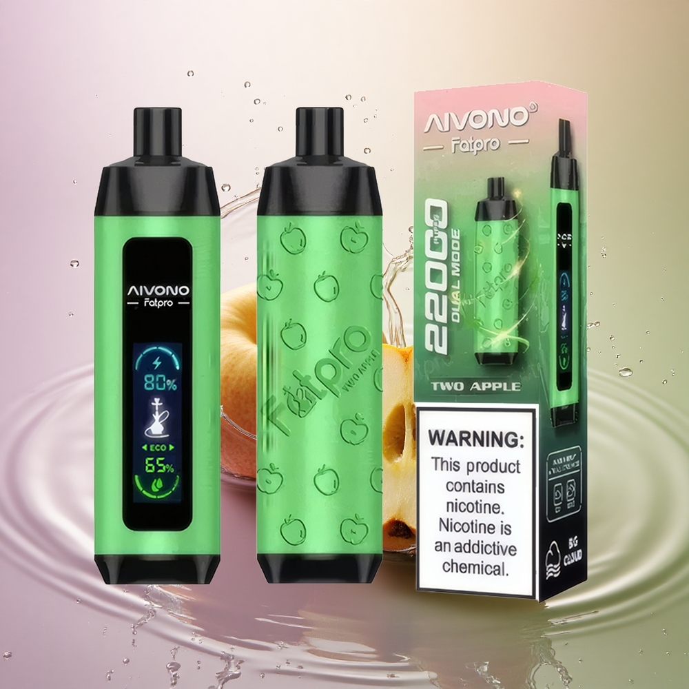 Aivono Aim Fatpro 22000 Deux Pommes 5% Nicotine 600mAh 28ml
