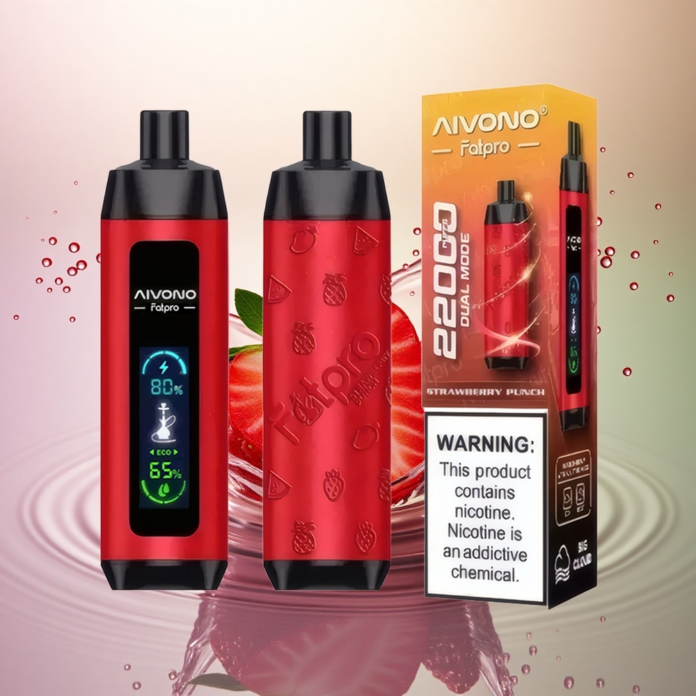 Aivono Aim Fatpro 22000 Fraise Punch 5% Nicotine 600mAh 28ml