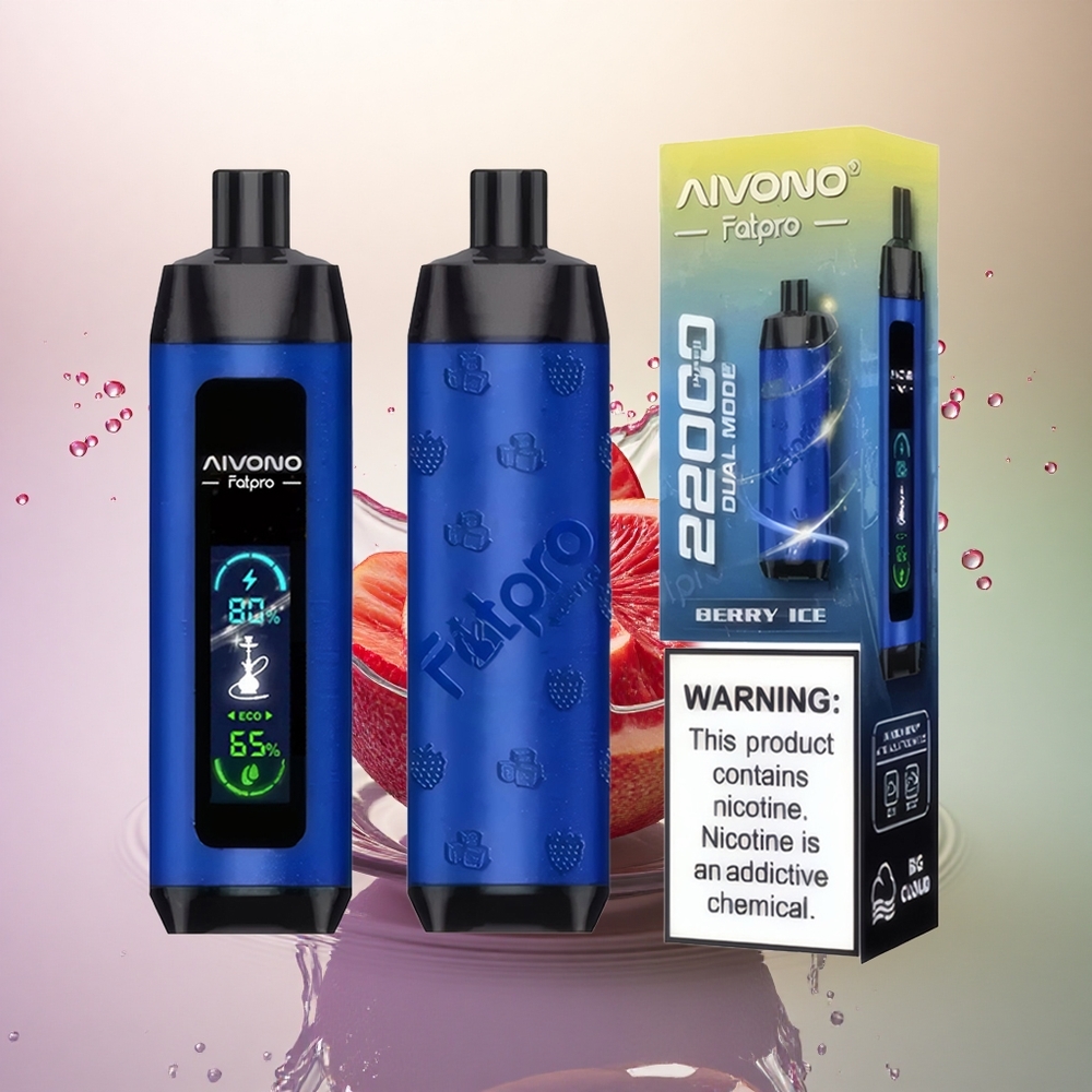 Aivono Aim Fatpro 22000 Glace Baie 5% Nicotine 600mAh