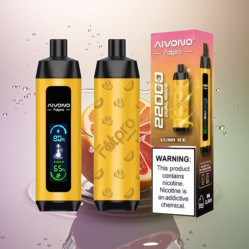 Aivono Aim Fatpro 22000 Glace Raffinée 5% Nicotine 600mAh