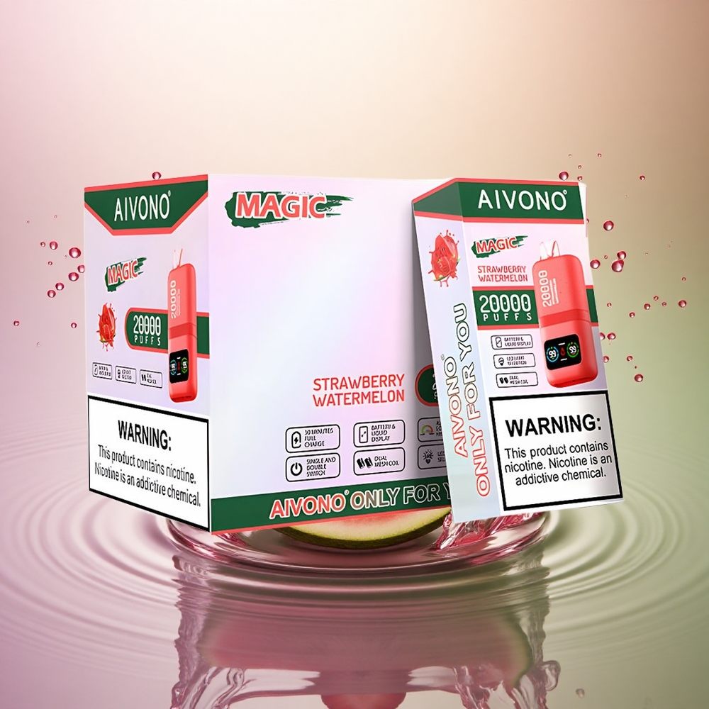 Aivono Aim Magic 20000 Fraise Pastèque Dual Mesh 600mAh