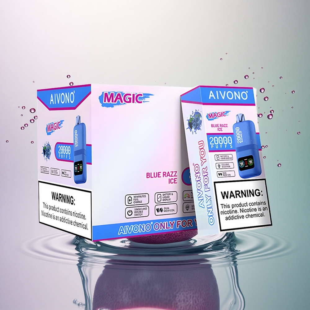Aivono Aim Magic 20000 Glace Bleue Framboise Nicotine 5% 600mAh