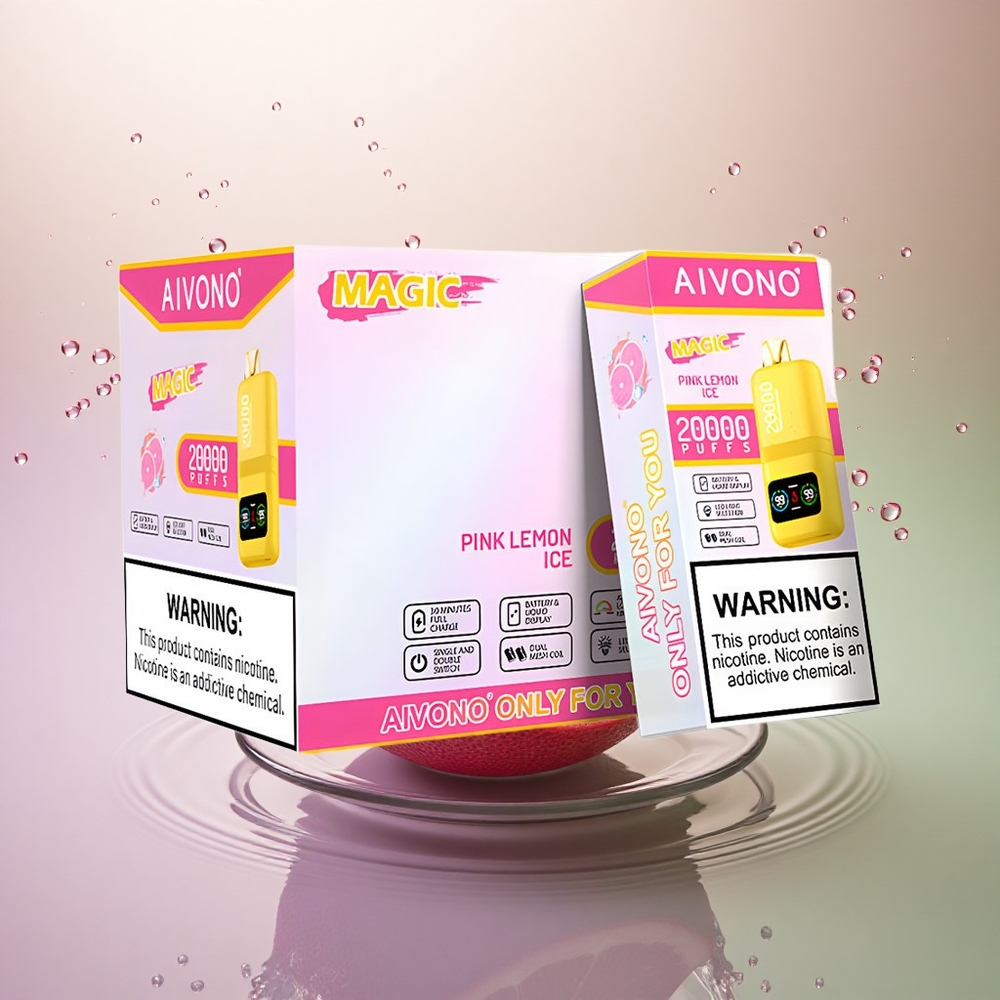 Aivono Aim Magic 20000 Glace Citron Rose Électrique Dual Mesh 600mAh