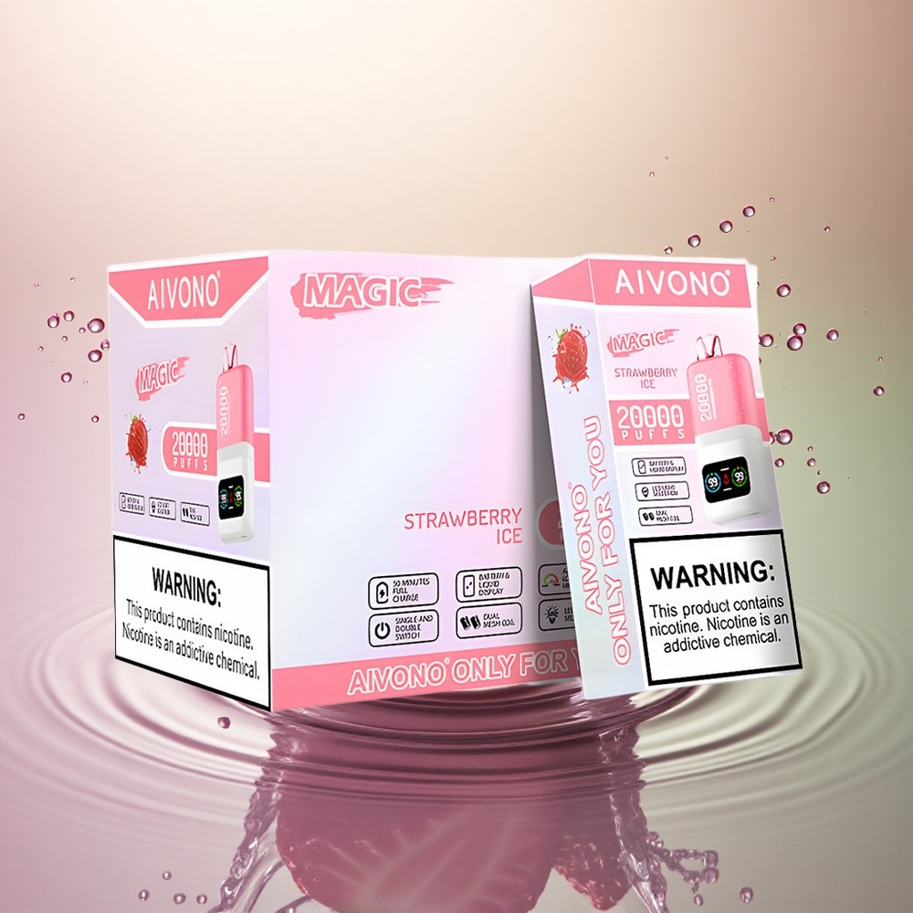 Aivono Aim Magic 20000 Glace à la Fraise Dual Mesh 600mAh