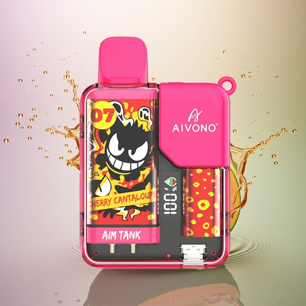 Aivono Aim Tank 9500 Cantaloupe Cerise 18ml 650mAh 5% Nicotine