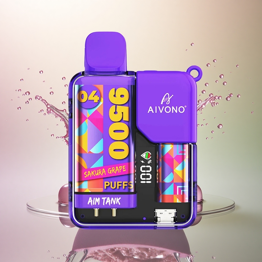 Aivono Aim Tank 9500 Cerisier Raisin 650mAh